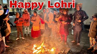 ❗️Lohri Celebration…🔥🪵  #indianfamilyineurope