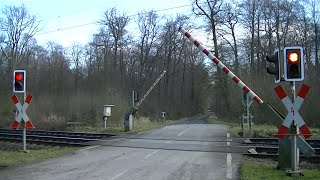 Spoorwegovergang Bad Bentheim (D) // Railroad crossing // Bahnübergang