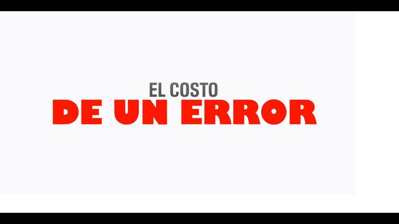 El Costo De Un Error | Trailer - YouTube