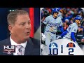 MLB Tonight | Shohei Ohtani blasts a leadoff home run giving Dodgers 10-2 win over Mets in Game 4