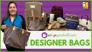 SHOPGOODWILL.COM Designer Handbags \u0026 Authentication Process