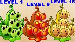 Pea Pod Pvz2 Level 1-9-15 Max Level in Plants vs. Zombies 2: Gameplay 2017