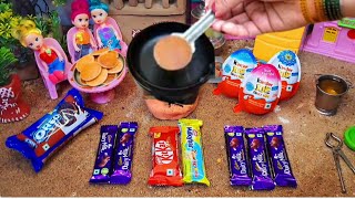 Miniature All Chocoate Recipe || All Chocolate Cake || Chocolate Dosa || Dairy Milk Chocolate Dosa