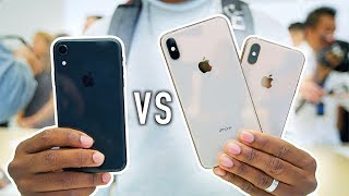 iPhone Xs / XS Max vs iPhone Xr - What's the Difference? (Hands-On)