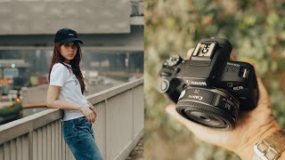 CHALLENGE! FOTO PAKE KAMERA EOS R100 ENTRY LEVEL | POV Street, Cityscape & Portrait