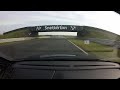 306gti6's at Snetterton 3/3/22. On board with Triggers Broom