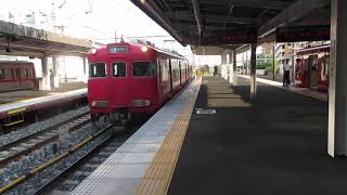 名鉄神宮前駅2番線　急行新鵜沼行き到着