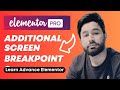 Elementor: How to Add Additional Breakpoints | Fix Elementor Responsive Problem