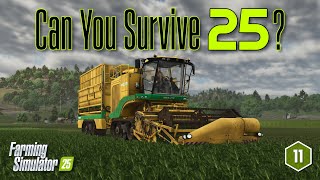 Spinach is the Crop of the Day! | Ep.11 #CanYouSurvive25 | #FarmingSimulator25