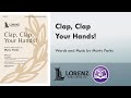 Clap, Clap Your Hands! (SATB) - Marty Parks