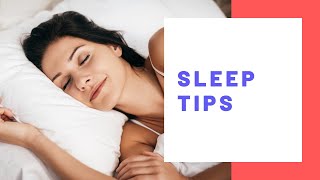 sleep tips - sleep hygiene: train your brain to fall asleep and sleep better