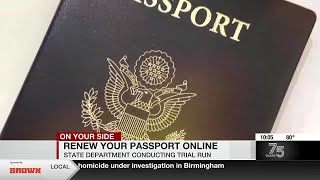 Trial run underway to renew your passport online