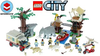 LEGO City 60307 Wildlife Rescue Camp - Lego Speed Build Review