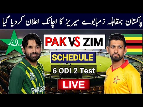 Pakistan Vs Zimbabwe Full Schedule 2023 | Pak Vs Zim Schedule ...