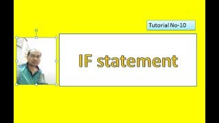IF statement in Qbasic, Tutorial#10