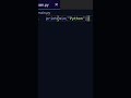 Print smallest char(ASCII) from string using Python  #coding #python #programming