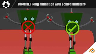 Tutorial: Fixing animation with scaled armature