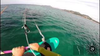 Kitefoil Strapless Speed Run 31 knots