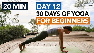 20 Min Morning Yoga Routine (Day 12) 30 Days of Yoga For Beginners