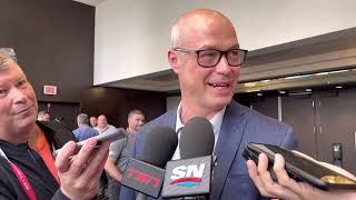 Vancouver Canucks GM Patrik Allvin Post-GM Meetings At NHL Draft