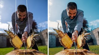 How to do Fruit Levitation Photography - Tutorial