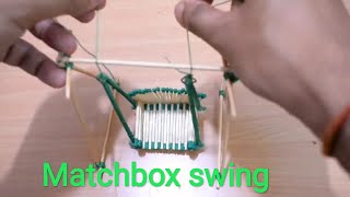Matchstick Art and Craft Ideas | Howto Make Matchstick Miniature Swing |Matchstick Jhula