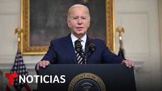 Biden culpa a Trump por el destino incierto del acuerdo migratorio | Noticias Telemundo