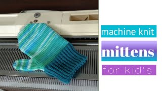 how to machine knit mittens | Machine Knitting Projects | @knit360