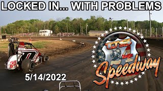 LOCKED IN... WITH PROBLEMS - Micro Sprint Racing at US 24 Speedway for Night 3 of the A Class Clash