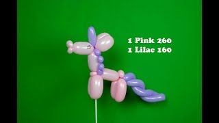 Learn how to make a cute two balloon unicorn