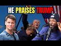 THEO VON Gives Trump His Flowers