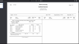 How Do I Get My Unofficial Transcript?