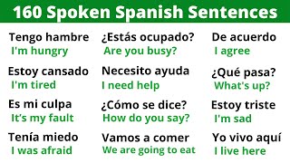 Learn Spanish Phrases for Everyday life in 20 minutes.