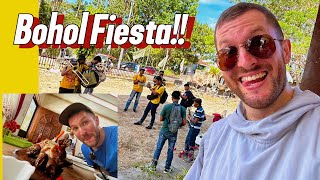 We went to a FIESTA in BOHOL!!