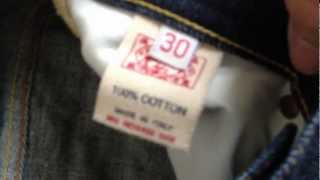 PICK UP: A PAIR OF EVISU JEANS!! AWSOME!! AUTHENTIC!! MADE IN ITALY