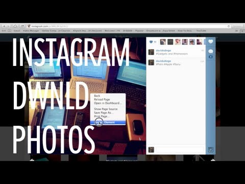 Instagram: Download Photos on Mac with Safari Instagram: Download Photos on Mac with Safari