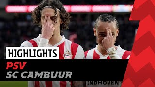 That Fábio 🔗 Xavi connection 🥶 | Highlights PSV - SC Cambuur