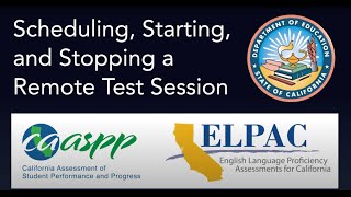 Scheduling, Starting, and Stopping a Remote Test Session