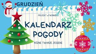 Kalendarz pogody grudzień