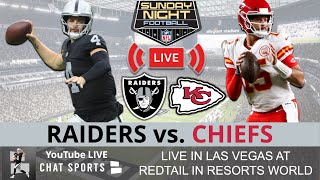Raiders vs. Chiefs Live Streaming Scoreboard, Free Play-By-Play & Highlights | Sunday Night Football