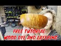 FREE Tutorial: How to Use Dye to Layer Colors in Wood