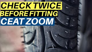 CEAT ZOOM REVIEW DON'T MAKE THIS MISTAKE WHEN YOU BUY NEW TYRES! BEST TYRE FOR ACTIVA, JUPITER, DIO