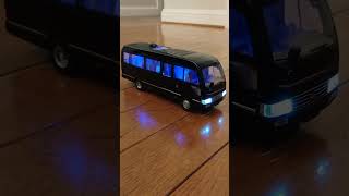 My 1/24 scale Toyota Coaster (w/lights \u0026 sound!) (Black)