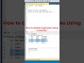 #SQL How to Remove Duplicates Using Group By? #datascience #programming #coding #sqltutorial