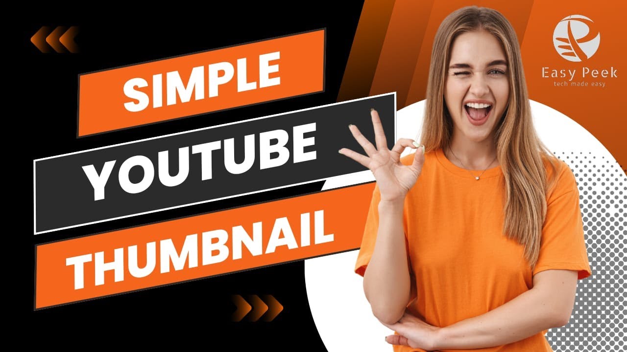 How To Make A Simple Thumbnail By Canva Youtube