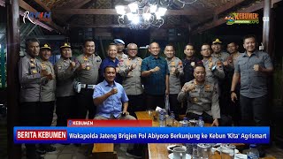 Wakapolda Jateng Brigjen Pol Abiyoso Berkunjung ke Kebun 'Kita' Agrismart