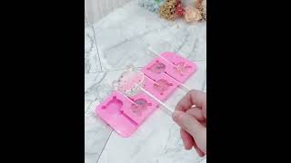 可愛小熊 棒棒糖DIY ‣‣‣ How to Make Cute Bear Isomalt Lollipop 【大福烘焙蛋糕裝飾專門店】