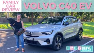 2023 Volvo C40 Recharge review – BabyDrive child seat installation and pram test