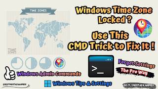 How to Using CMD to Change Time Zone in Windows 11 | Windows Tips