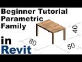 Revit Beginner Tutorial - Parametric Family